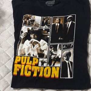 Pulp Fiction Graphic Black Men's T-Shirt